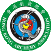 香港射箭總會 Hong Kong Archery Association logo